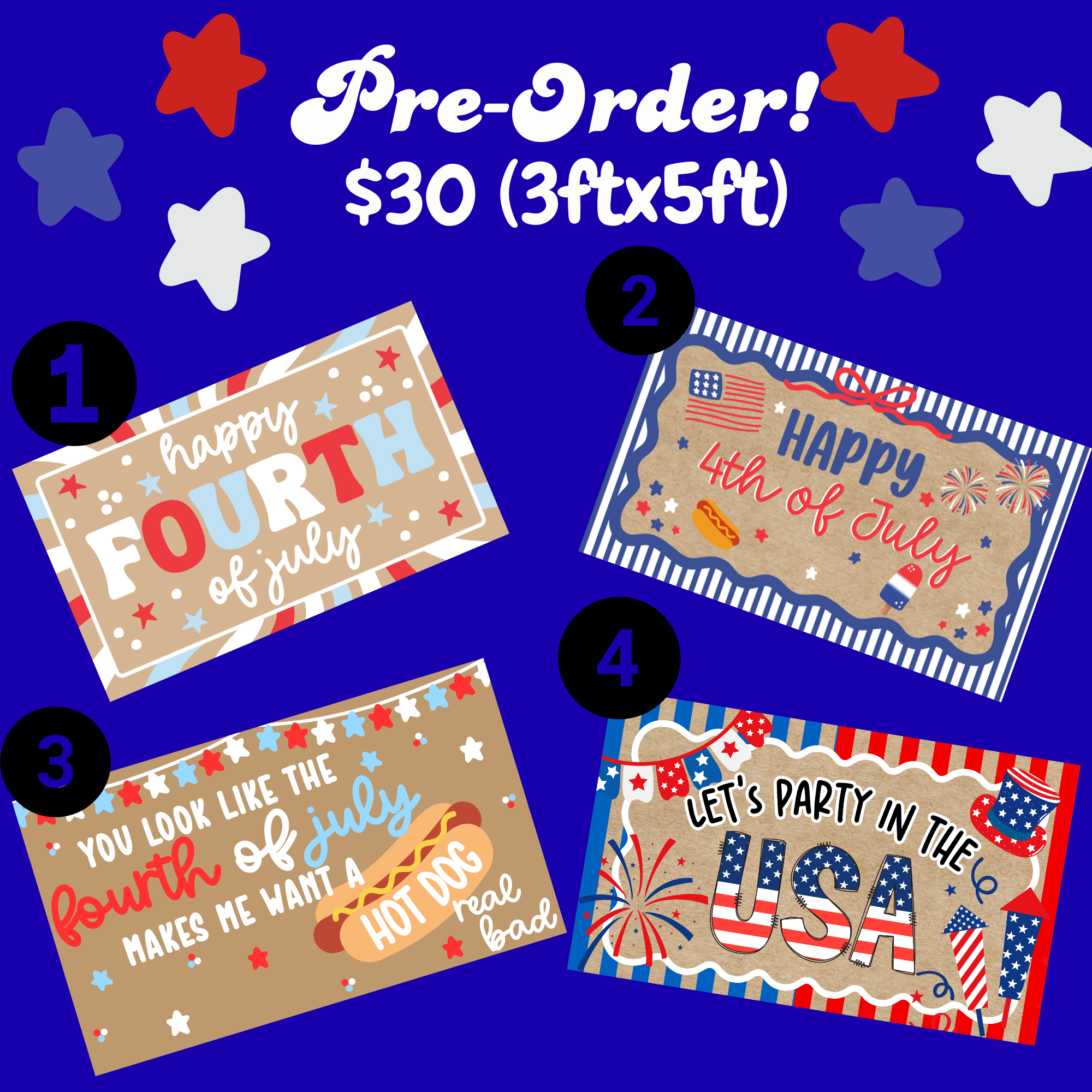 Fourth of July Pre Order!!